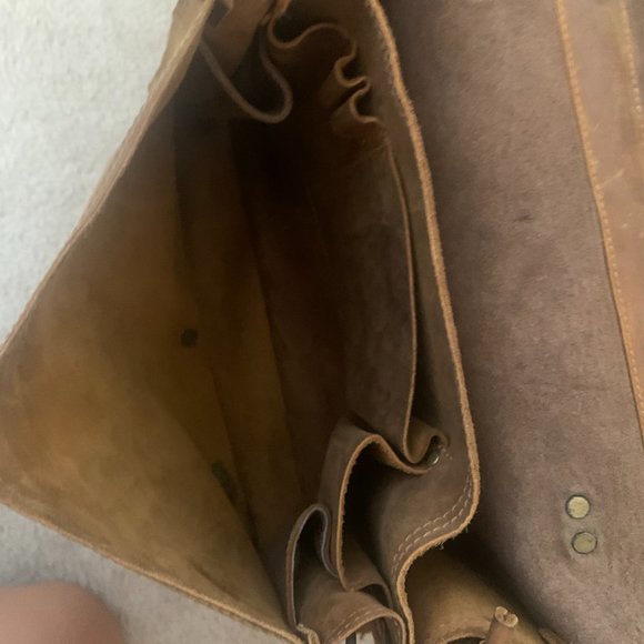 Rustic Leather Backpack - Picture 4 of 8